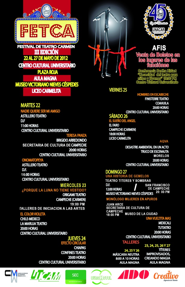 Festival de Teatro Carmen III edición, Campeche